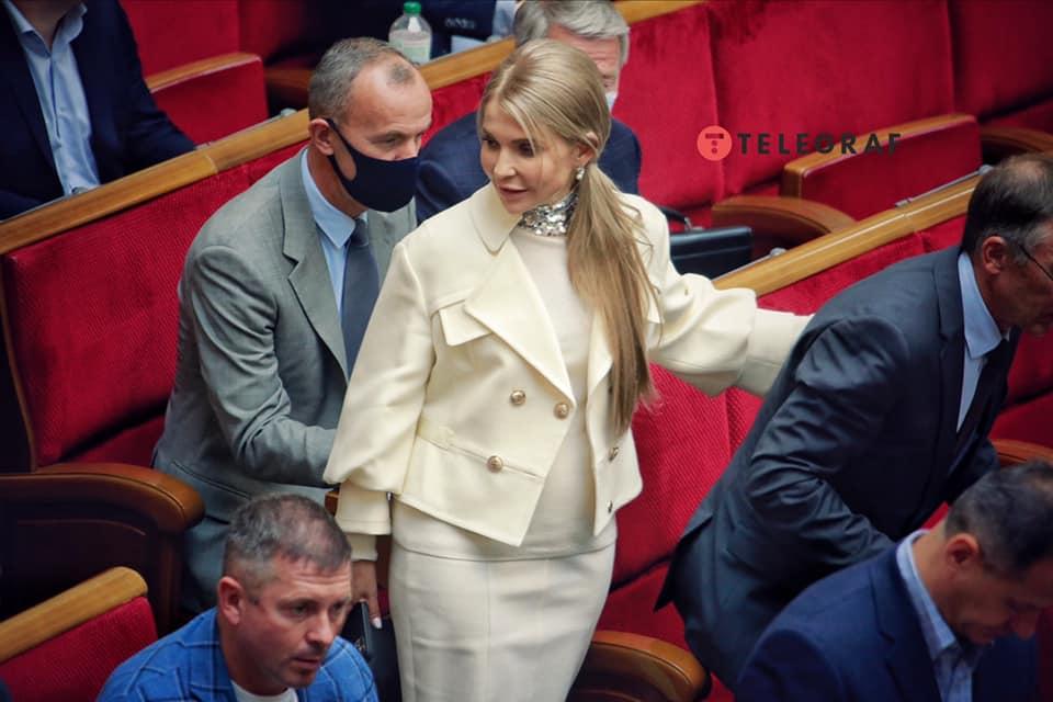 Юлия Тимошенко в новом образе. Фото: Телеграф