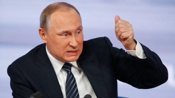 Катафалк Путіна вперше показали в Росії. Фото: EPA