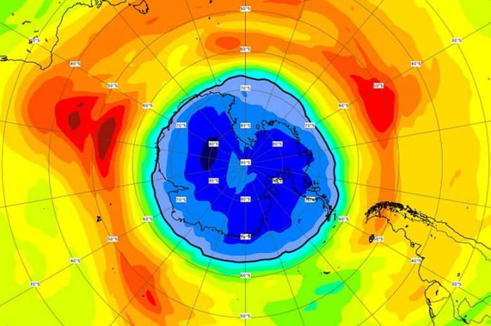 Озонова діра сягнула рекордних розмірів - більша за Антарктиду