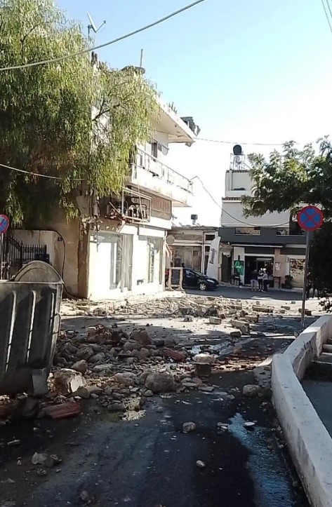 Землетрус на Криті. Фото: The Watchers