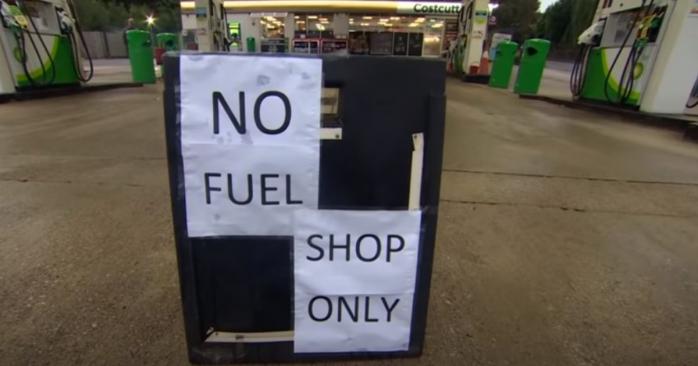 В Европе – бензиновая паника, фото: BBC