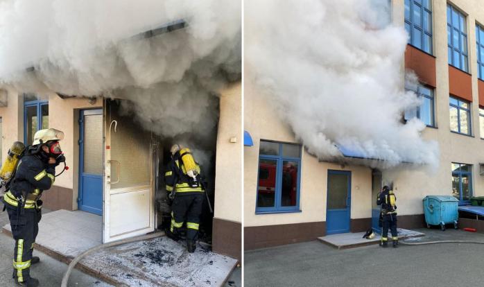 Пожежа у гімназії Києва — евакуйовано 1500 дітей