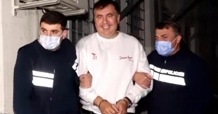 Під час затримання Михайла Саакашвілі, фото: «Думская»