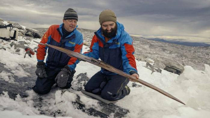 Найстаріші лижі з коли-небудь знайдених виявили у льодах Норвегії. Фото: Naked Science