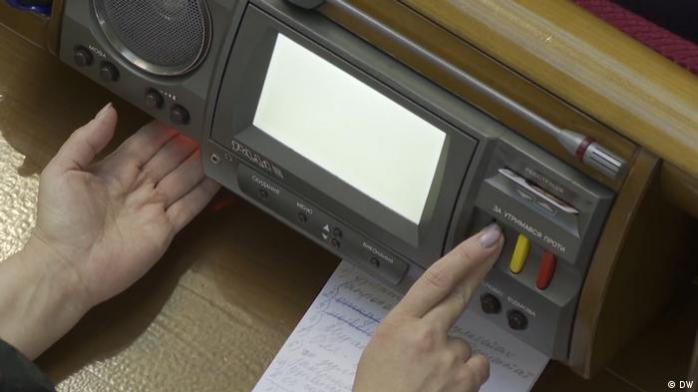 В Раде депутаты смогут голосовать только по отпечатку пальца. Фото: dw.com
