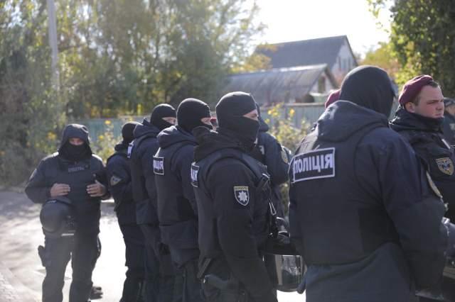 Акція протесту під будинком Порошенка – що каже поліція. Фото: Нацполіція 