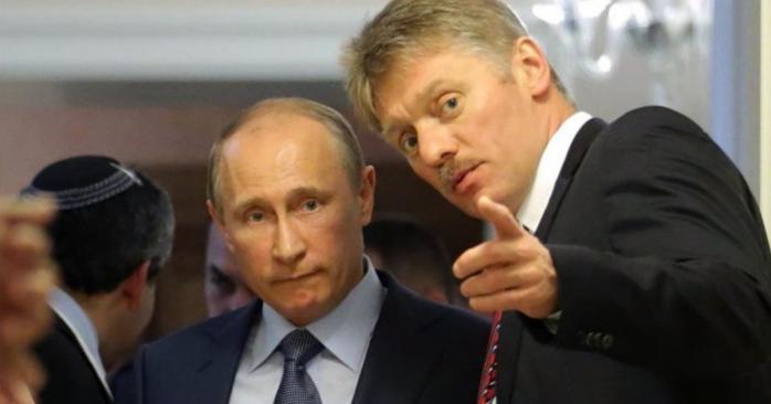 Владимир Путин и Дмитрий Песков, фото: InfoResist