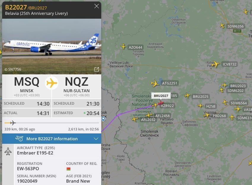 Белорусский авиамонополист распродает самолеты, которым некуда летать из Минска