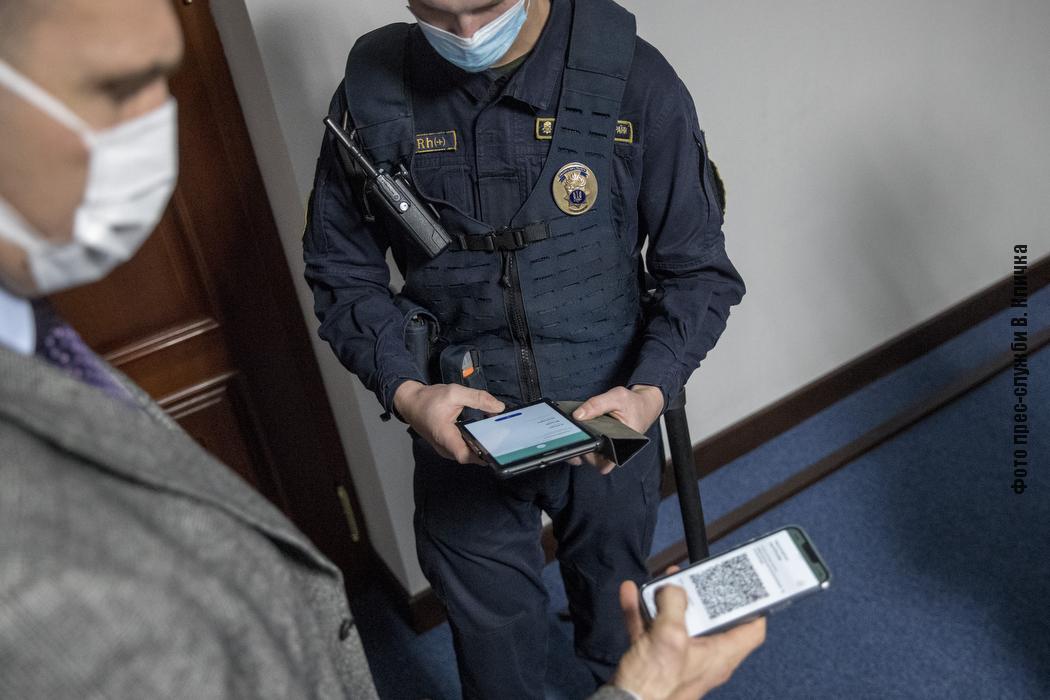 COVID-контроль в Киевсовете. Фото пресс-службы Виталия Кличко