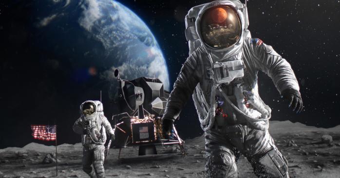 Висадку астронавту NASA на Місяць відтермінували. Фото: goodfon.ru
