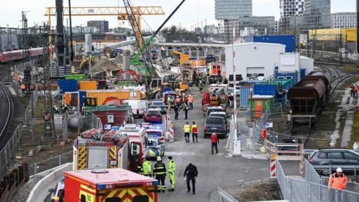 Наслідки вибуху в Мюнхені, фото: «Карточный домик: Европа»