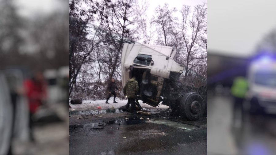 Маршрутка зіткнулася з фурою поблизу Чернігова - 10 загиблих, фото - Суспільне