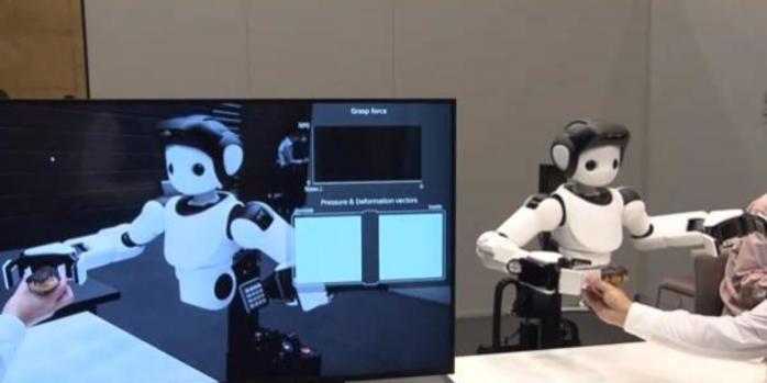 Компания Sony создала робота для удаленной работы, фото: NHK