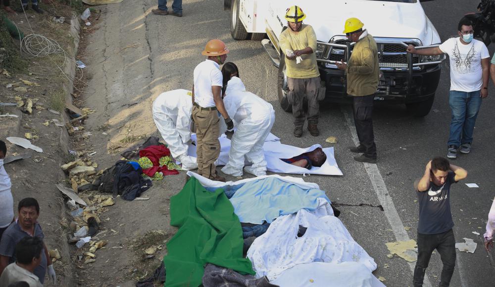 Почти 50 мигрантов погибли в ДТП в Мексике, фото - АР