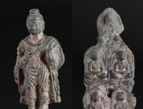 Найдены самые ранние статуэтки Будды – фото находки. Фото: CGTN