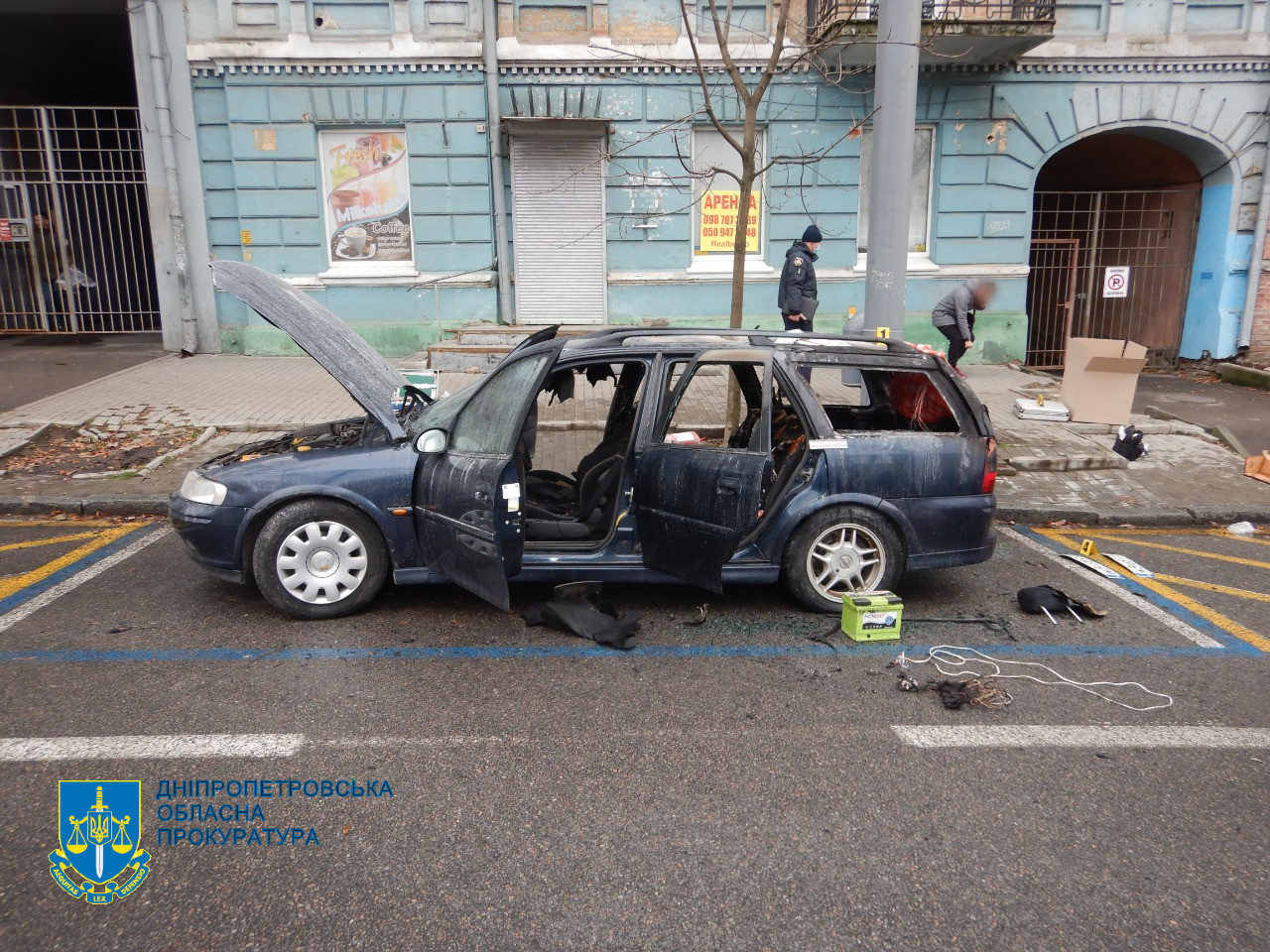 Взрыв авто в центре Днепра замаскировал дистанционное покушение на депутата облсовета, фото - Нацполиция