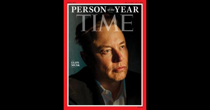 Илон Маск стал человеком 2021 года, фото: Time