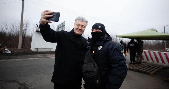 Петро Порошенко відвідав блок-пост на Донеччині, фото: Юрій Бірюков