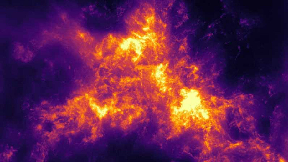 Учені зробили наддетальний знімок галактики Мала Магелланова хмара, фото: CSIRO/N. Pingel
