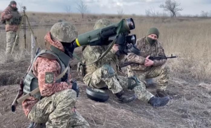 «Джавеліни» на Донбасі. Скріншот з відео