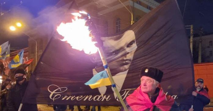 Факельное шествие в Киеве. Фото: PavlovskyNews