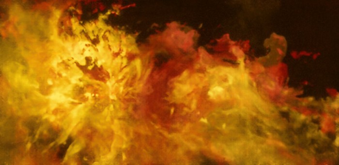 Область Туманности Пламя, снятое телескопом APEX, фото: ESO