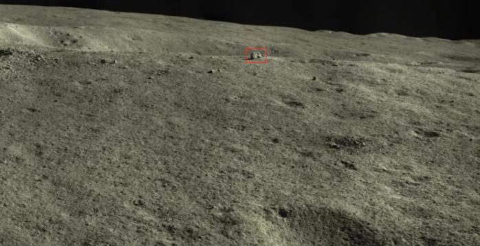 Фото «хижины», обнаруженной луноходом «Юйту-2», источник: CNSA