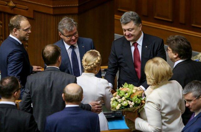 Петро Порошенко та Юлія Тимошенко. Фото: rudenko.kiev.ua