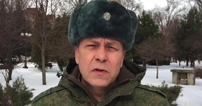 Донецкий террорист Эдуард Басурин. Скриншот с видео