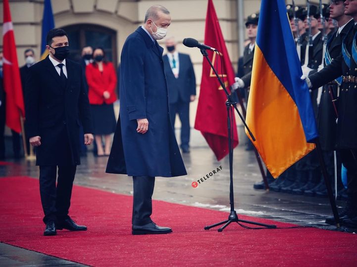 Эрдоган в Киеве, фото - Я.Доброносов