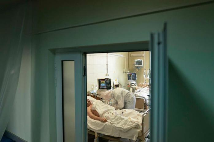 Госпитализированные с коронавирусом. Фото: больница скорой помощи Львова