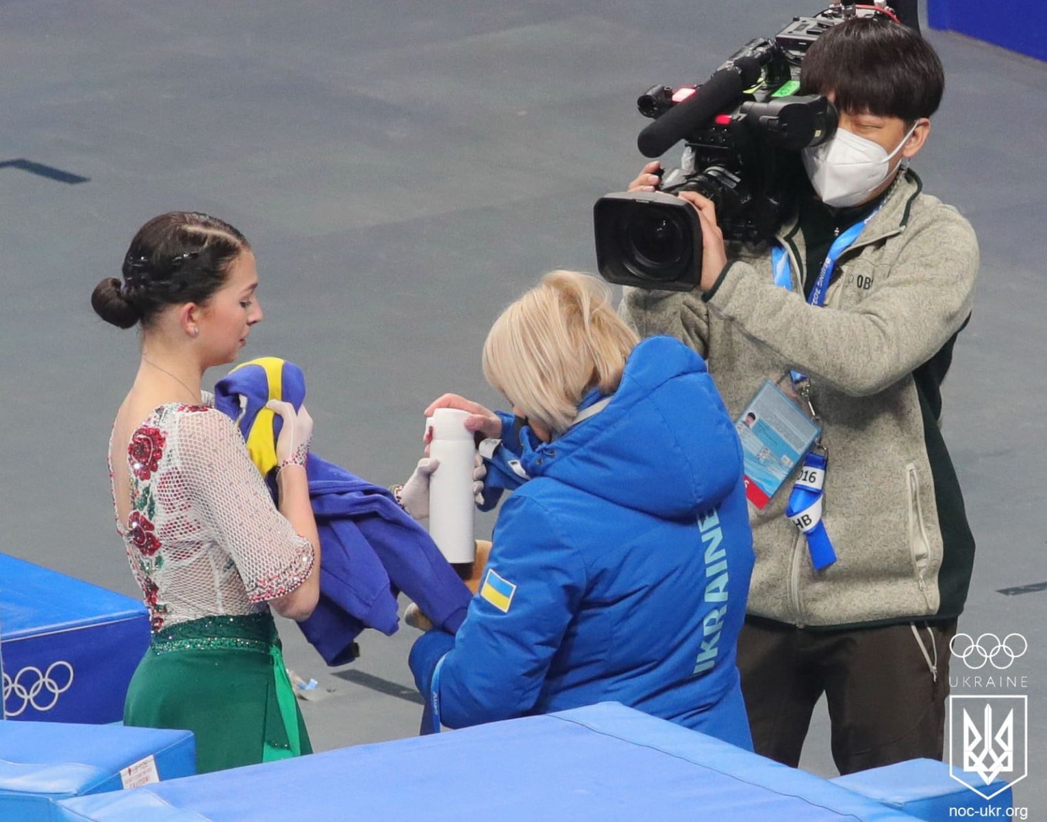 16-річна українська фігуристка ефектно дебютувала у Пекіні під “Щедрик”, фото - НОК
