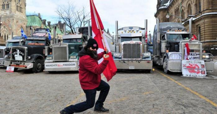 В Канаде проходят масштабные акции протеста, фото: BBC