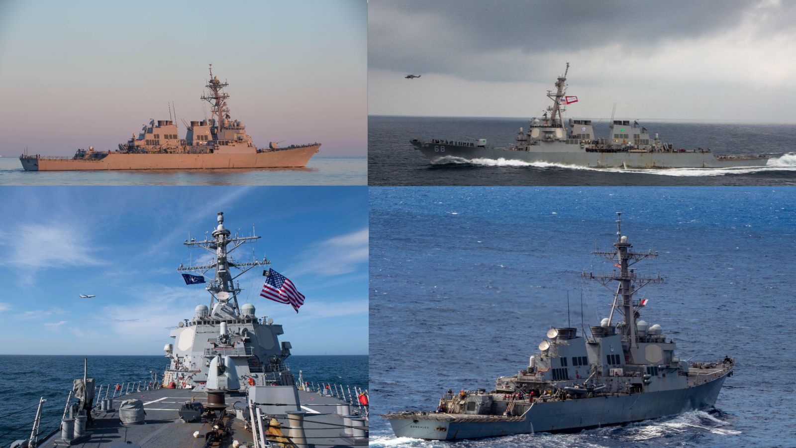 США отправили отряд ракетных эсминцев для усиления своего флота в Европе, фото - usni.org