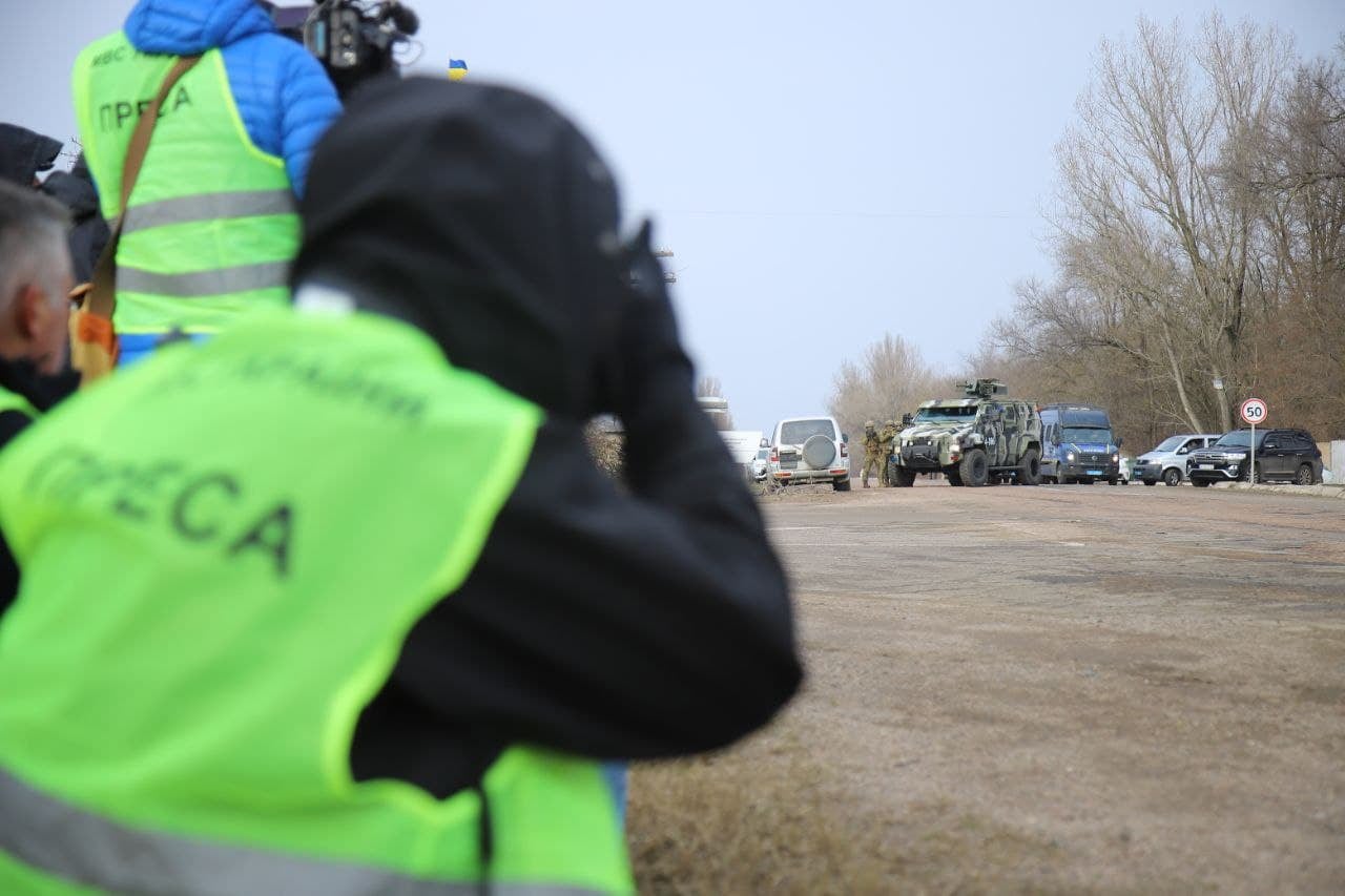 Навчання силовиків біля Криму. Фото: Херсонська ОДА