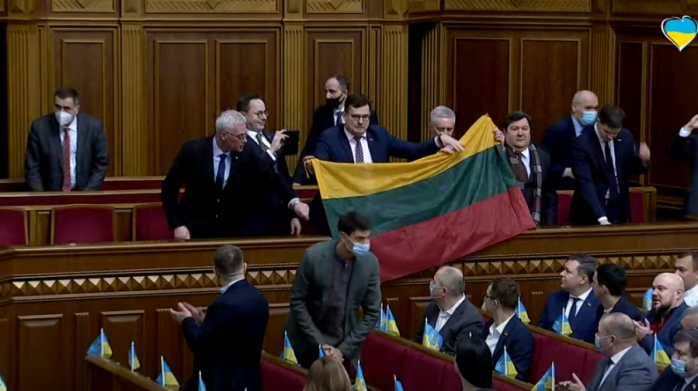 У Раді влаштували овацію делегації Сейму Литви