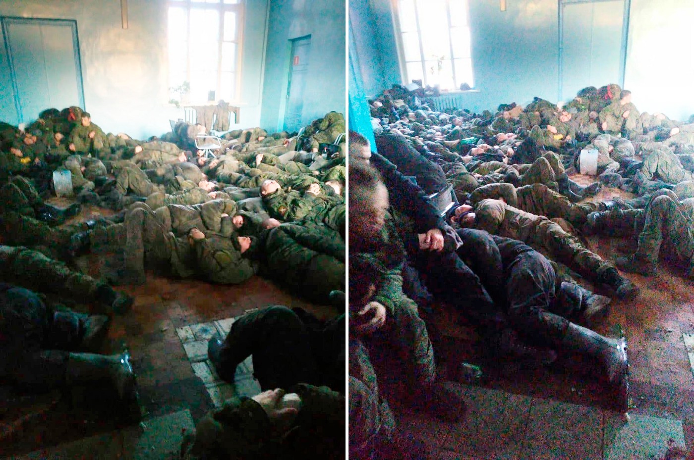 Российские солдаты в бараках. Фото: Conflict Intelligence Team