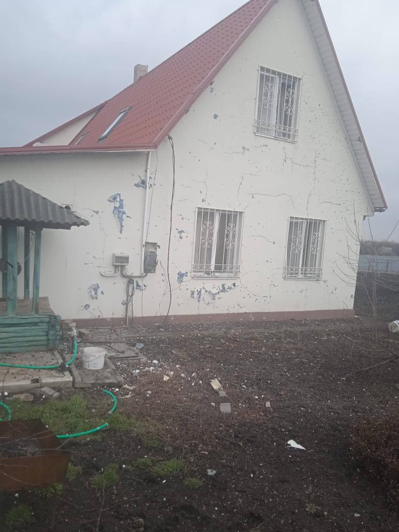 Оккупанты обстреляли село Новогнатовка. Фото: Pravda Gerashchenko/Telegram
