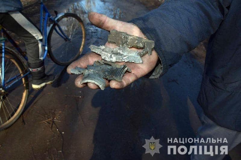 Обстрел на Донбассе. Фото: пресс-служба полиции