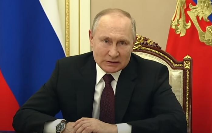 Глава РФ Володимир Путін. Скріншот з відео