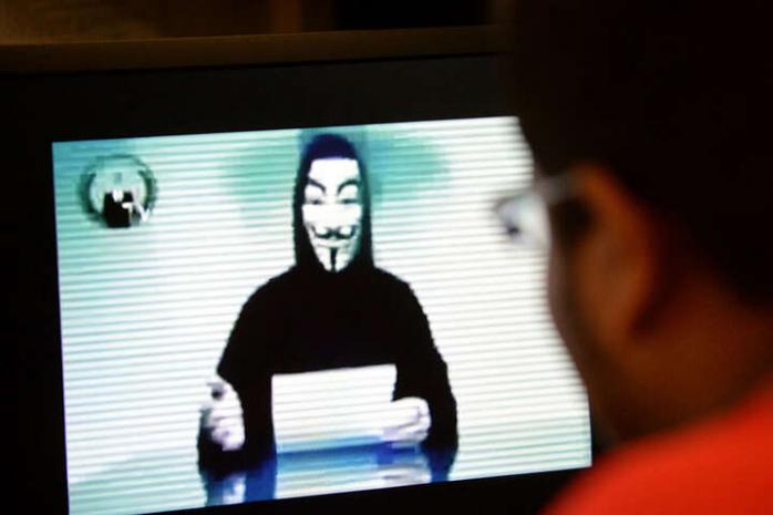 Хакери Anonymous зламали сайт Міноборони РФ. Фото: glavcom.ua