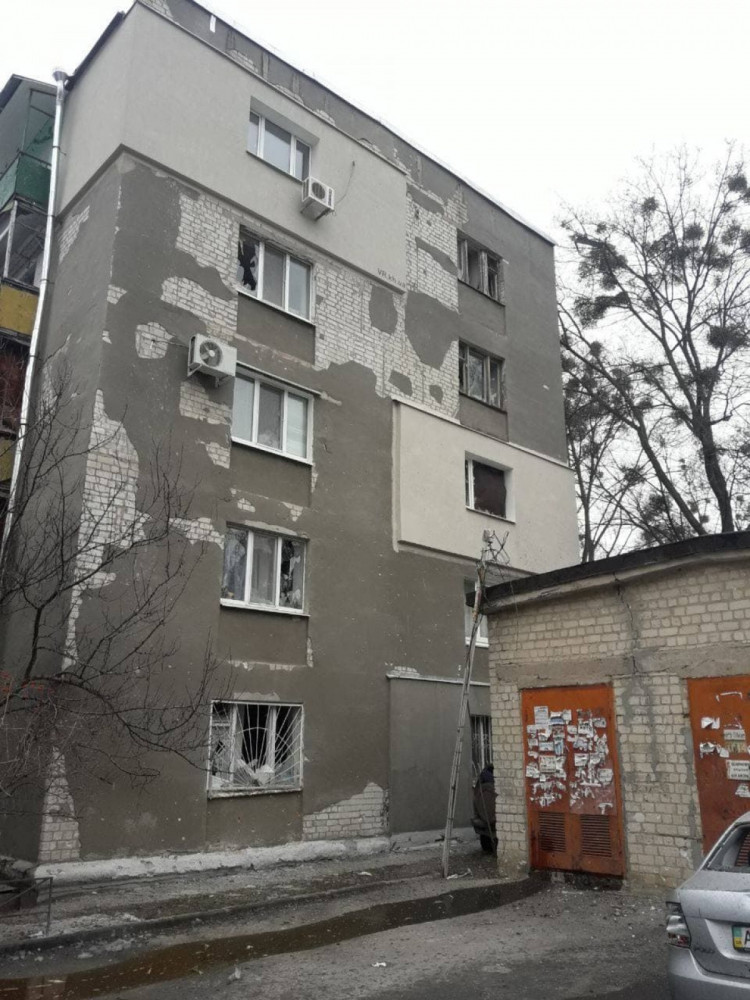 Наслідки обстрілу в Харкові. Фото: Telegram-канал Труха