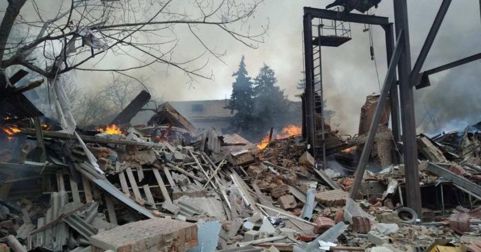 Последствия обстрела в Харькове. Фото: Telegram-канал Труха
