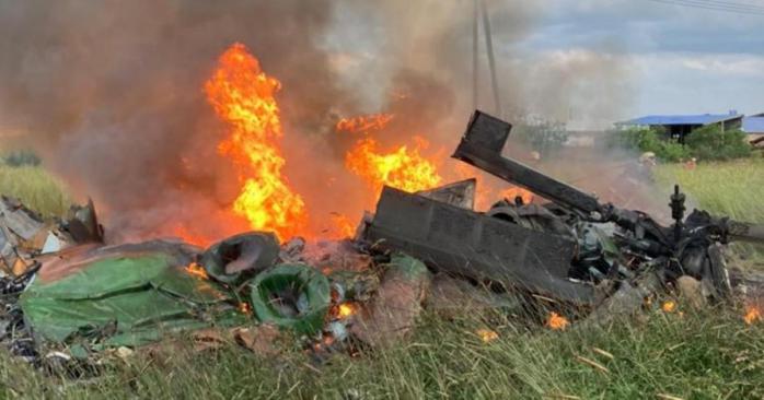 За ніч на Херсонщині знищили понад 30 гелікоптерів ворога, ілюстративне фото