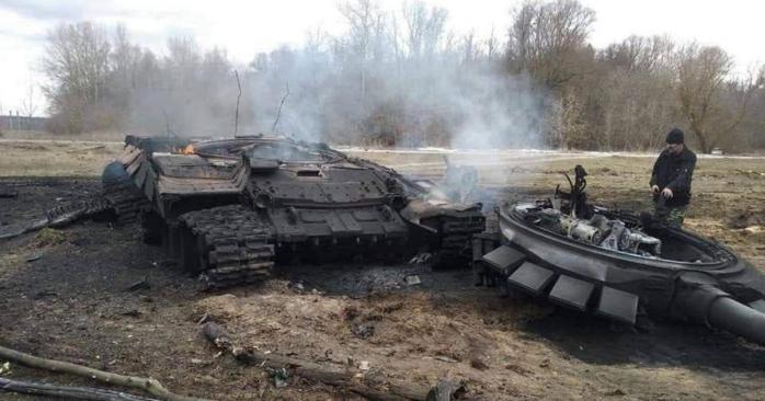 Российские танки в Буче, фото: Big Kyiv