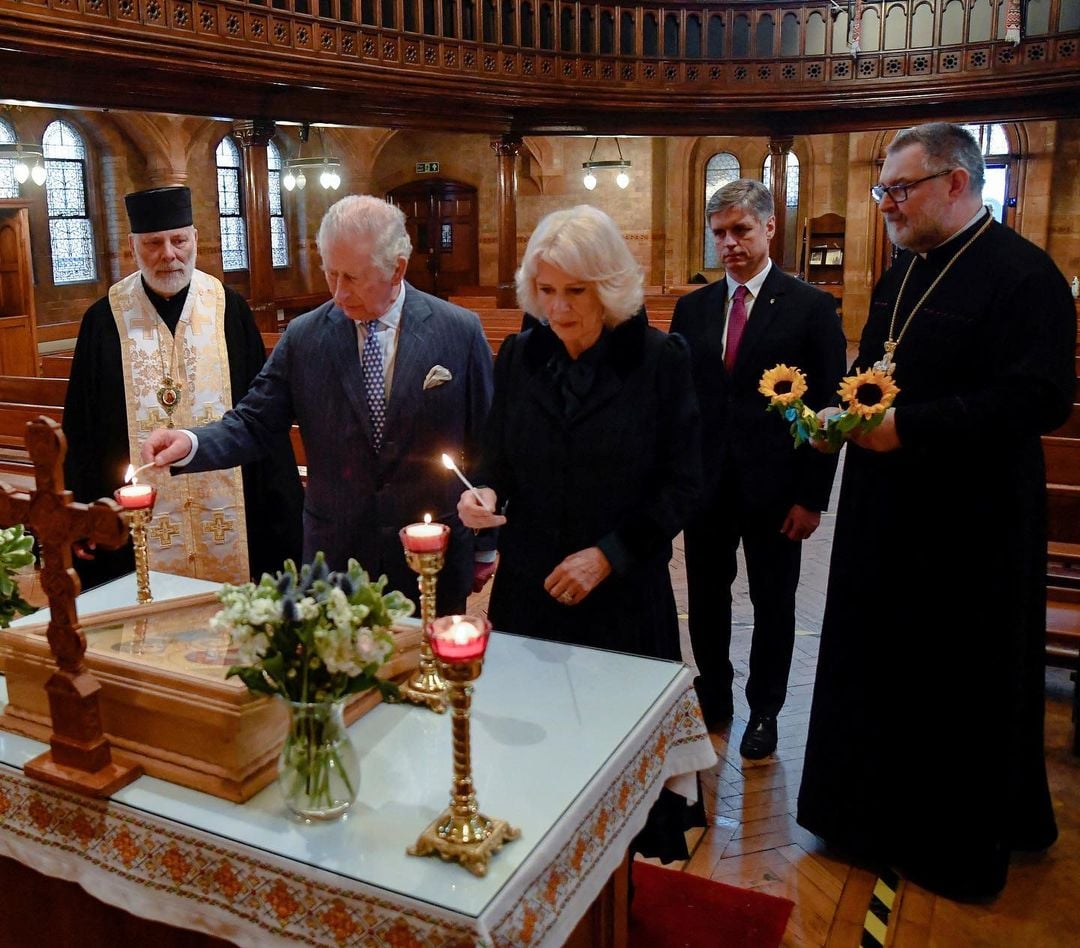 Принц Чарльз з дружиною в українській церкві Лондона, фото - Kensington Palace