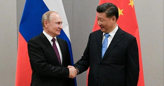 Владимир Путин и Си Цзиньпин, фото: «Пятый канал»