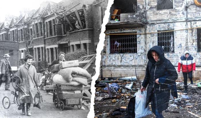 Фото часів Другої світової та України сьогодні — чи є між ними різниця