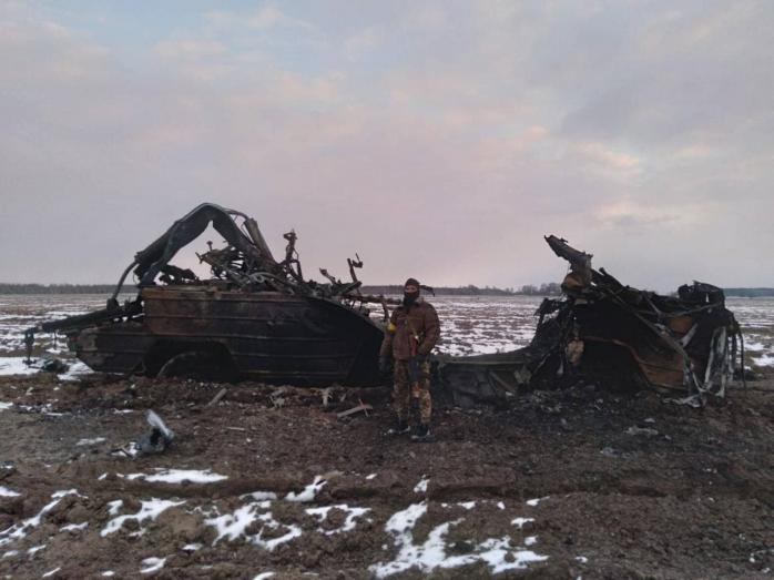 Залужный показал видео уничтожения командного пункта рашистов вблизи Киева