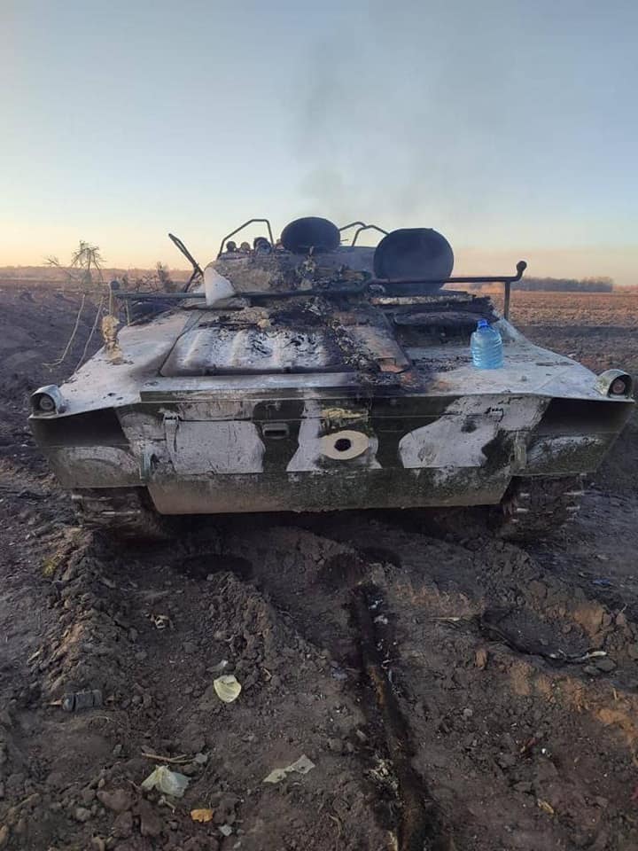 Знищена та захоплена техніка окупантів. Фото: Генштаб ЗСУ